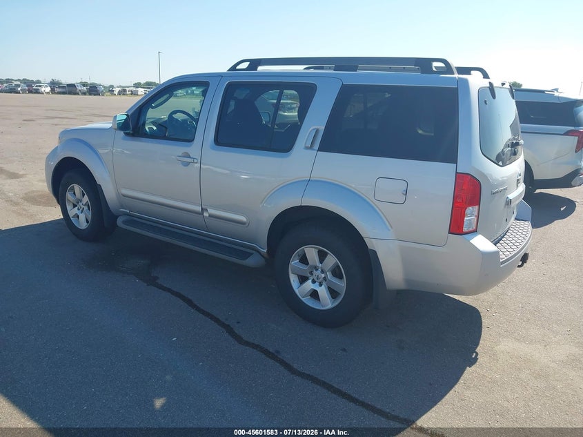 Vin: 5n1ar1nb6cc610185, lot: 46100006, nissan pathfinder sv 20123