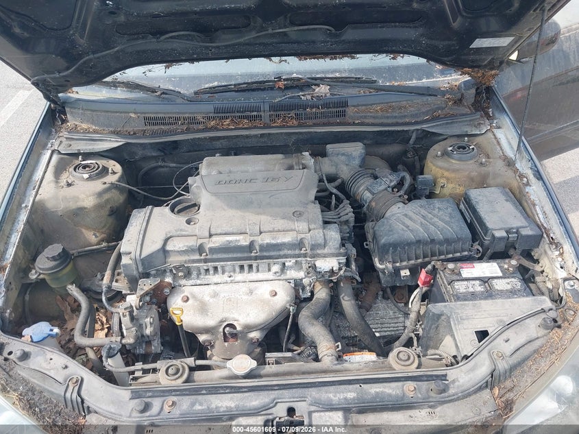 2009 Kia Spectra Lx VIN: KNAFE221195630474 Lot: 45601609