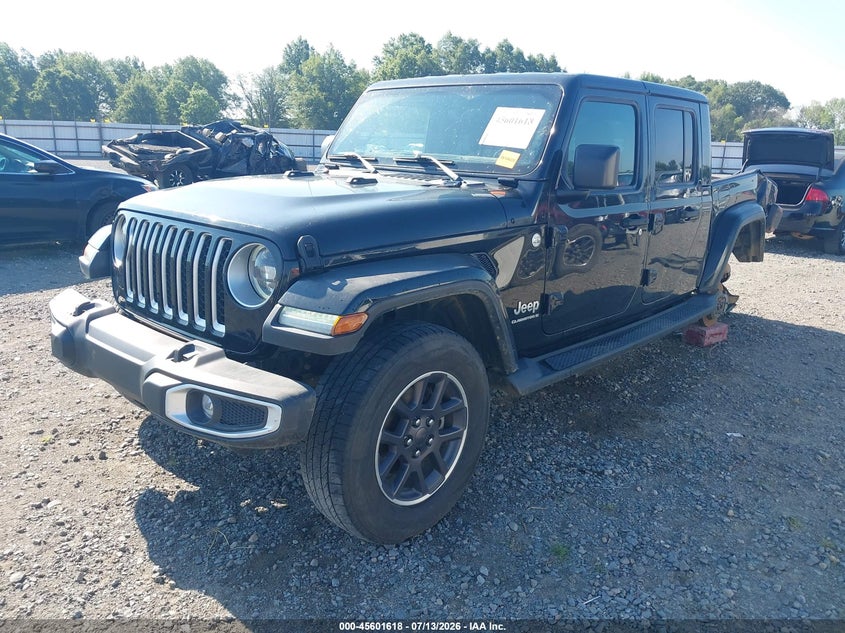 Vin: 1c6hjtfg5pl507417, lot: 46100041, jeep gladiator overland 4x4 20232