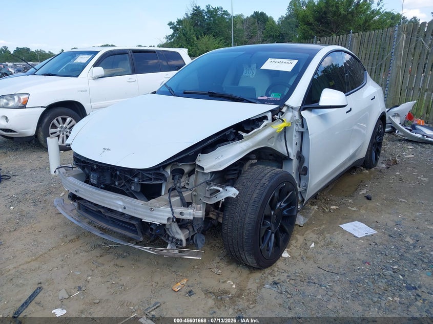 2021 TESLA MODEL Y auction photo 2