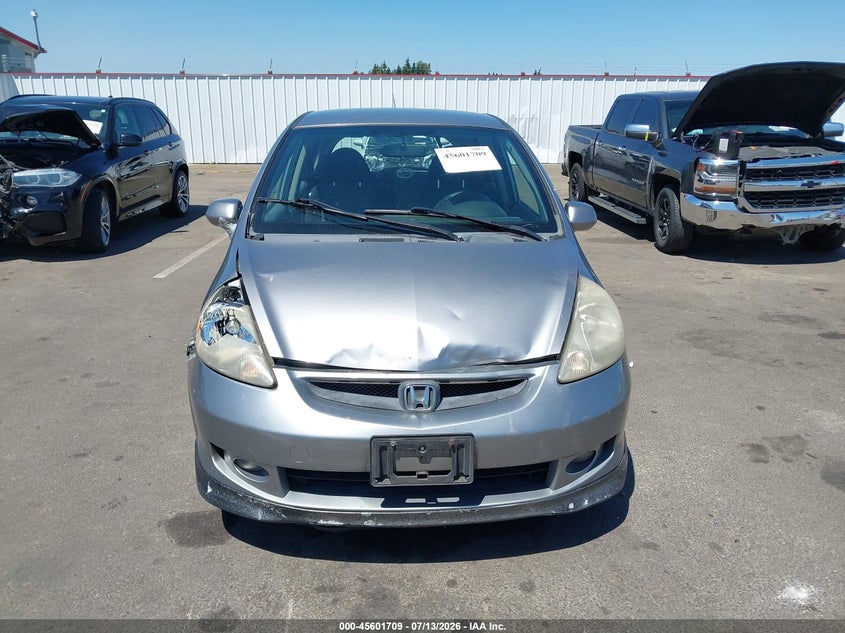 2007 Honda Fit Sport VIN: JHMGD37657S063154 Lot: 45601709