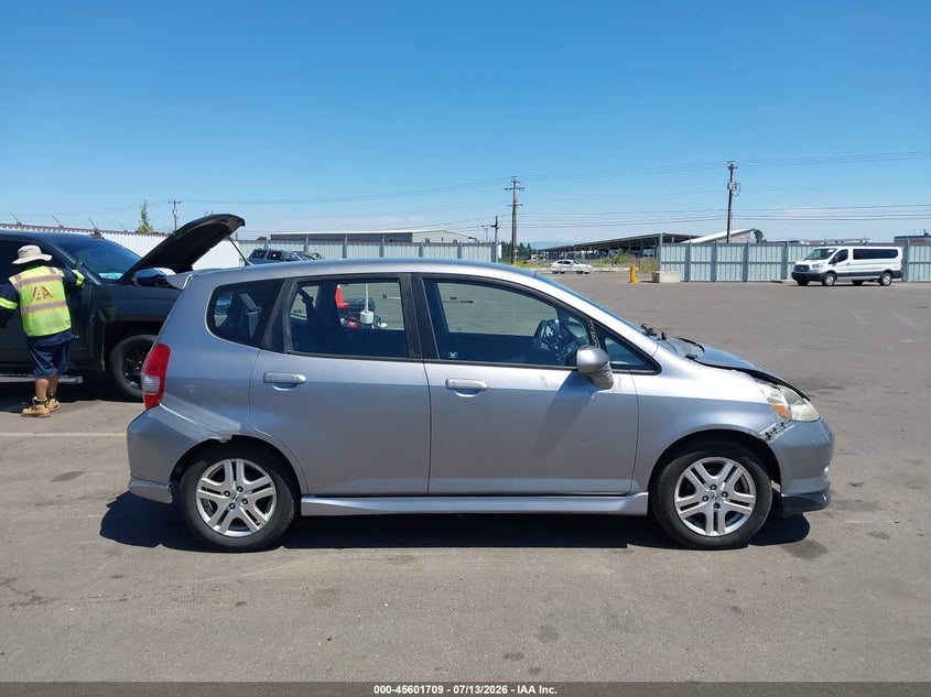 2007 Honda Fit Sport VIN: JHMGD37657S063154 Lot: 45601709