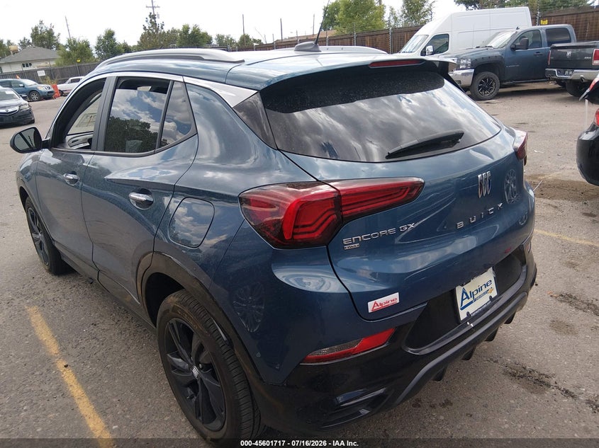 Vin: kl4amesl9rb195198, lot: 46100140, buick encore gx sport touring awd 20243