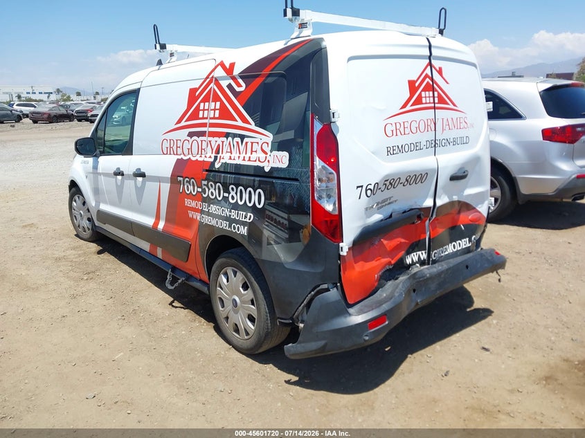 Vin: nm0ls7e21l1470950, lot: 46100143, ford transit connect xl 20203