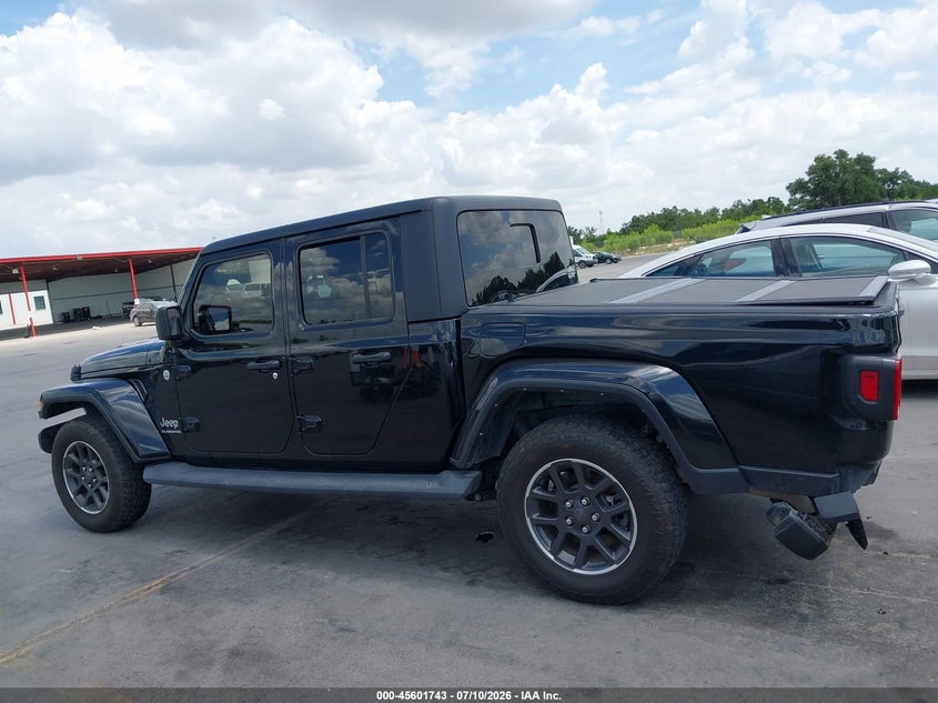 2022 Jeep Gladiator Overland 4X4 VIN: 1C6HJTFG6NL183293 Lot: 45601743