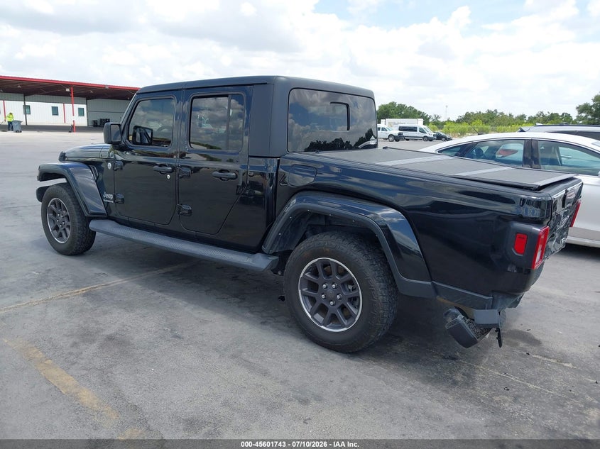 Vin: 1c6hjtfg6nl183293, lot: 46100165, jeep gladiator overland 4x4 20223