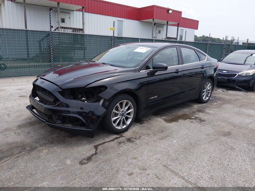 2017 Ford Fusion, Удар спереди, IAAI, VIN 3FA6P0LU8HR386754 — фото 2