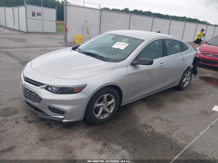 2017 Chevrolet Malibu, Rear, IAAI, VIN 1G1ZB5ST5HF287908 — photo 2