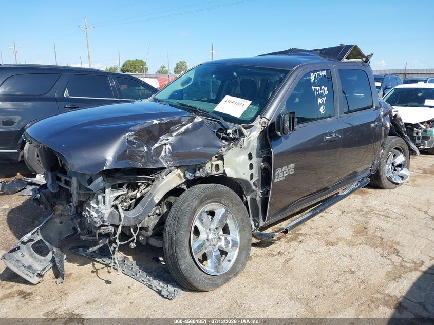 Vin: 1c6rr6lt5ks537161, lot: 46100274, ram 1500 classic lone star  4x2 5'7 box 20192