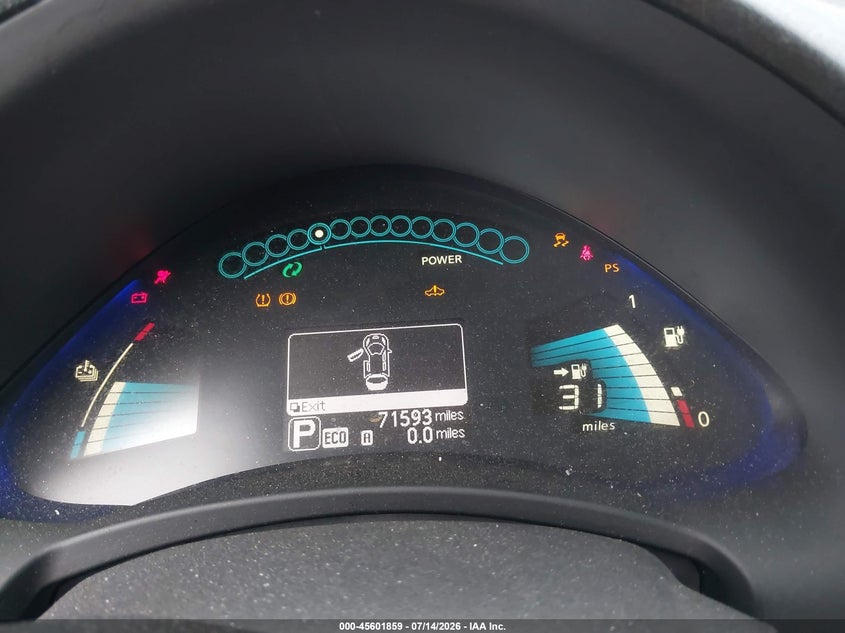 2015 Nissan Leaf Sl VIN: 1N4AZ0CP7FC311747 Lot: 45601859