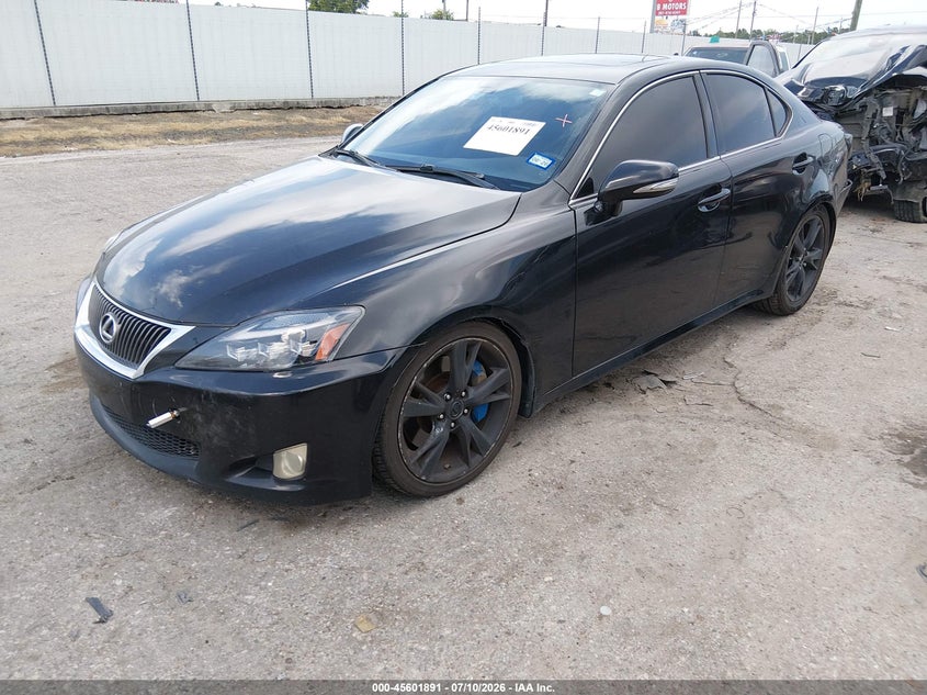 2009 Lexus IS, Rear, IAAI, VIN JTHBK262692090830 — photo 2