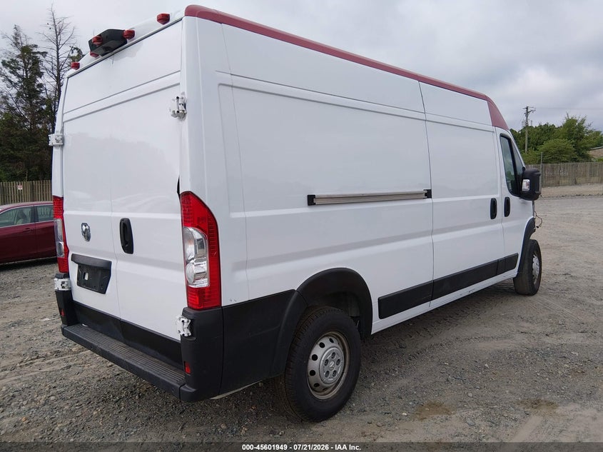 Vin: 3c6lrvdg6pe550559, lot: 46100372, ram promaster 2500 high roof 159 wb 20234