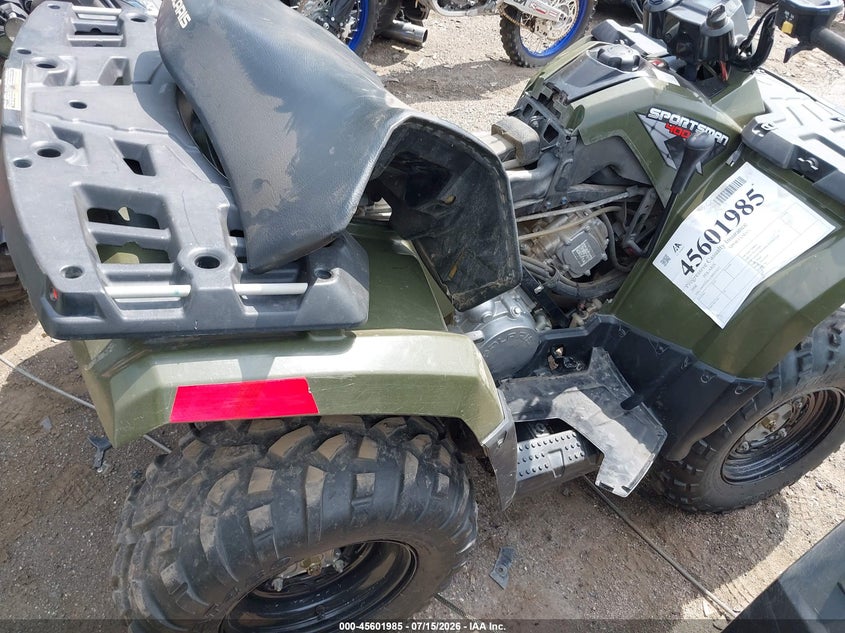 2008 Polaris Sportsman 400 H.o. VIN: 4XALH46A78B597037 Lot: 45601985