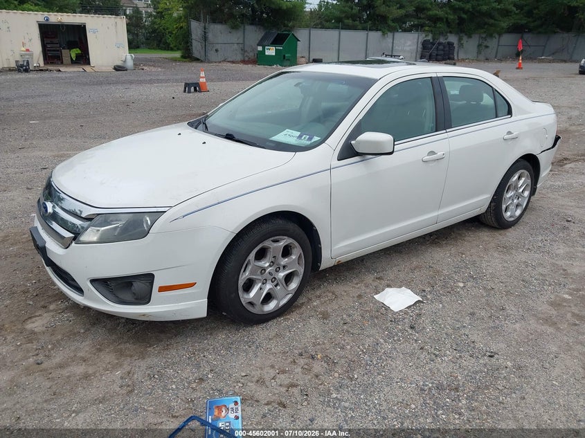 Vin: 3fahp0ha3br346452, lot: 46100424, ford fusion se 20112