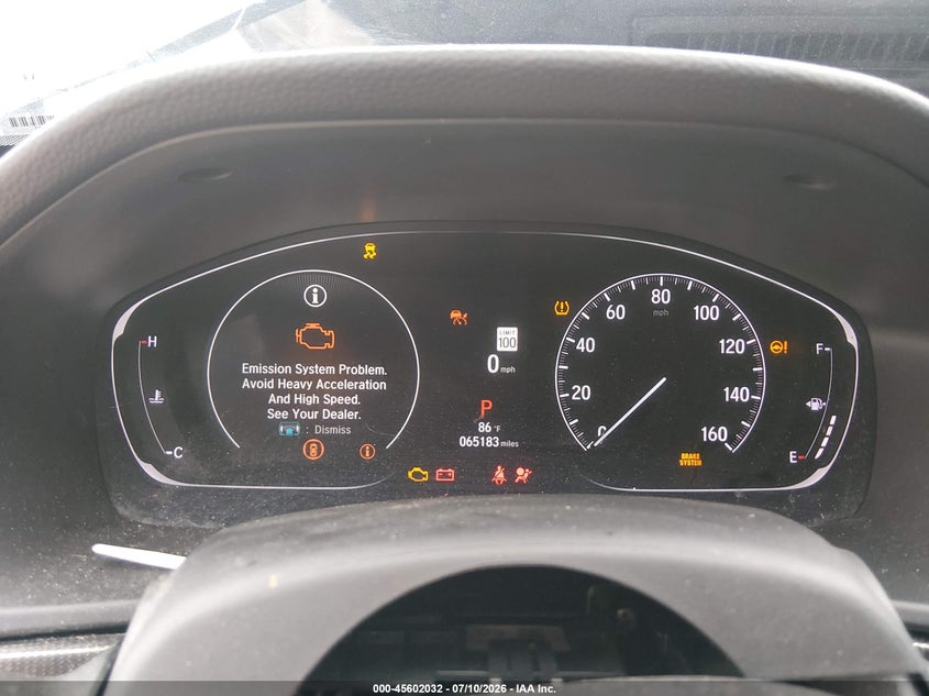 2022 Honda Accord Sport VIN: 1HGCV1F3XNA005974 Lot: 45602032
