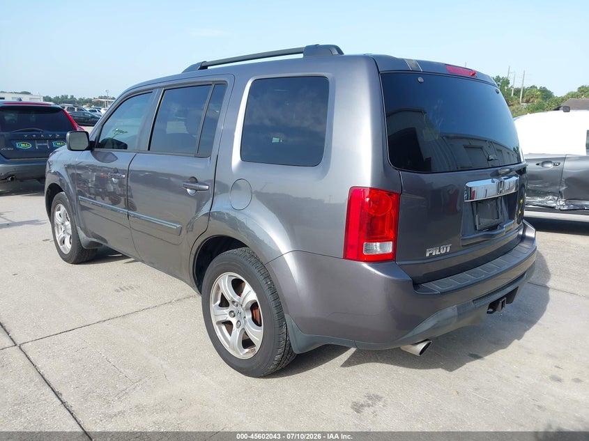 Vin: 5fnyf3h50fb021444, lot: 46100466, honda pilot ex-l 20153