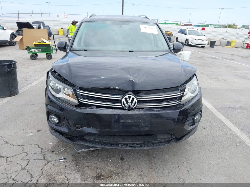 2013 Volkswagen Tiguan Se VIN: WVGAV7AX3DW537177 Lot: 45602054