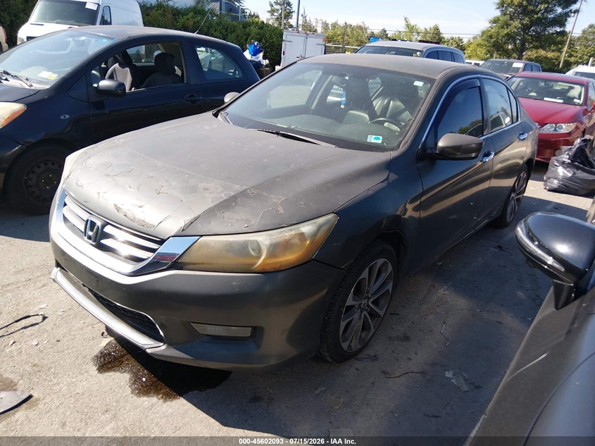 Vin: 1hgcr2f56ea173963, lot: 46100516, honda accord sport 20142
