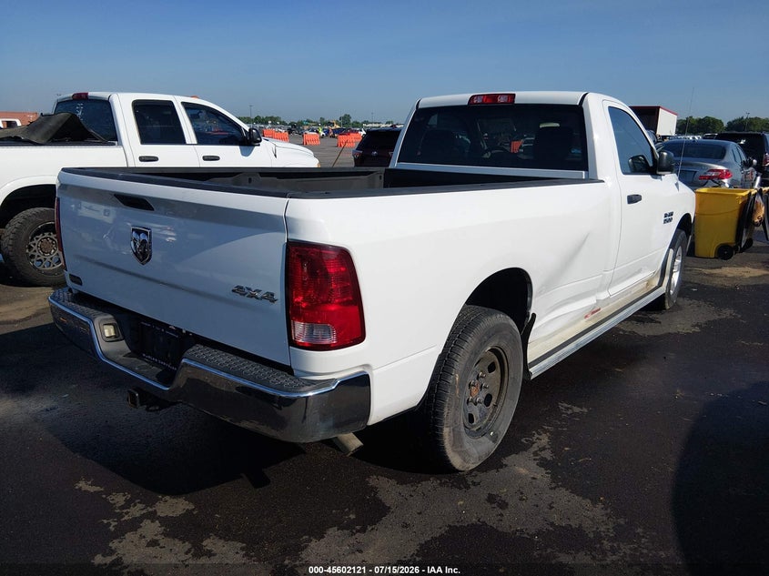 Vin: 3c6jr7dg3dg555673, lot: 46100544, ram 1500 tradesman 20134