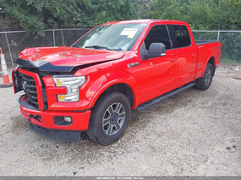 2016 Ford F-150, Front End, IAAI, VIN 1FTFW1EF5GFD04539 — photo 2