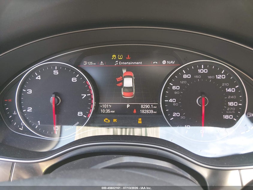 2012 Audi A6 3.0 Premium VIN: WAUGGAFC5CN175088 Lot: 45602161