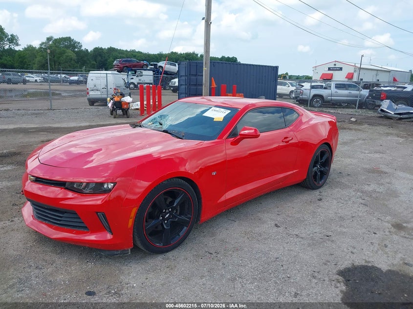 2017 Chevrolet Camaro, Удар спереду, IAAI, VIN 1G1FB1RX1H0179468 — фото 2
