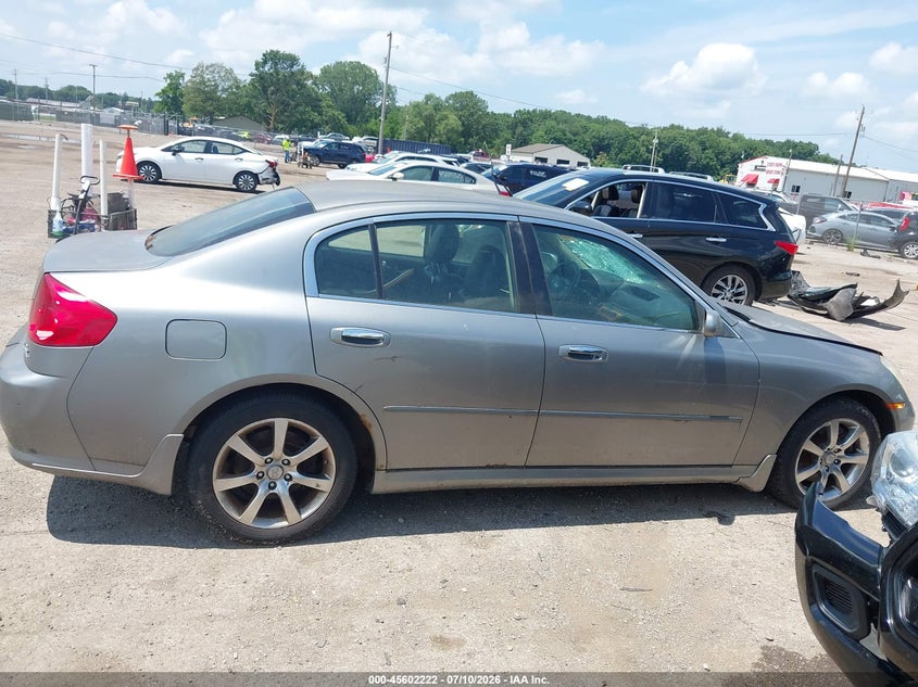 2006 Infiniti G35X VIN: JNKCV51F56M600964 Lot: 45602222
