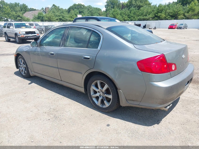 2006 INFINITI G35X auction photo 3