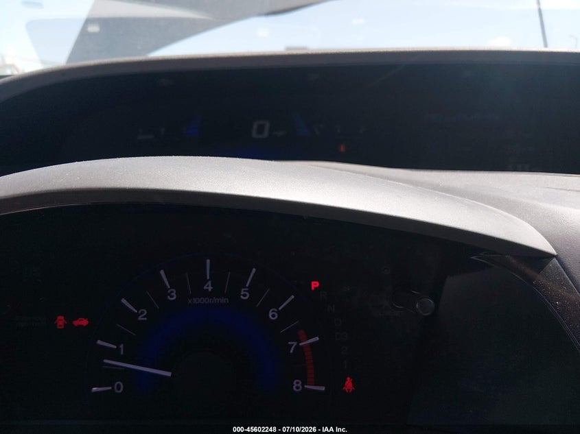 2012 HONDA CIVIC SEDAN 1.8L I-4 VVT, 140HP