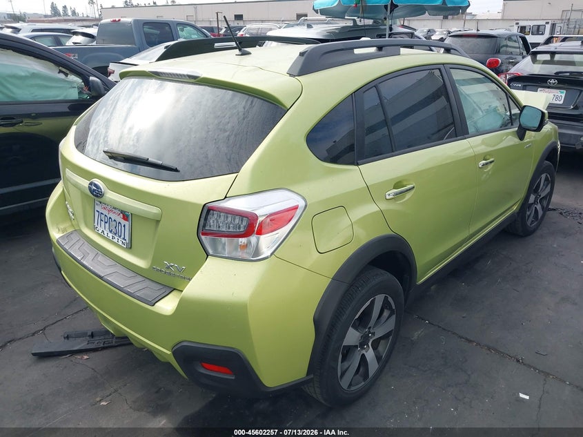 Vin: jf2gpbcc5eh257385, lot: 46100679, subaru xv crosstrek hybrid 2.0i 20144