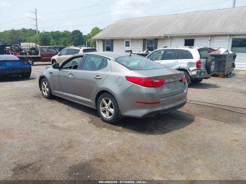 Vin: 5xxgm4a77fg503697, lot: 46100682, kia optima lx 20153