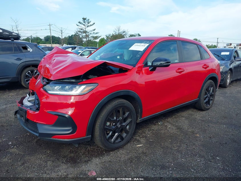 2023 Honda Hr-V Awd Sport, Front End, IAAI, VIN 3CZRZ2H52PM722502 — photo 2