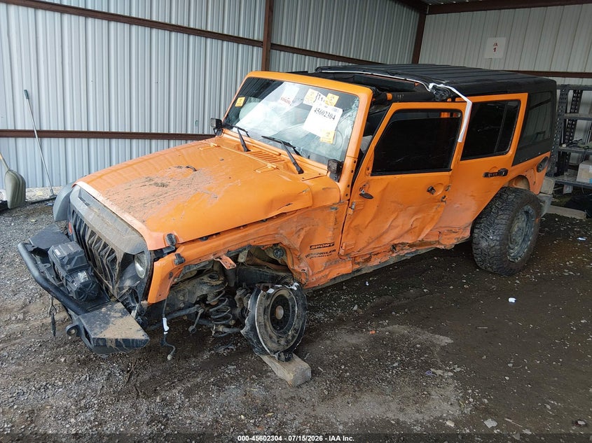 2012 Jeep Wrangler, Левый бок, IAAI, VIN 1C4BJWDG7CL286447 — фото 2