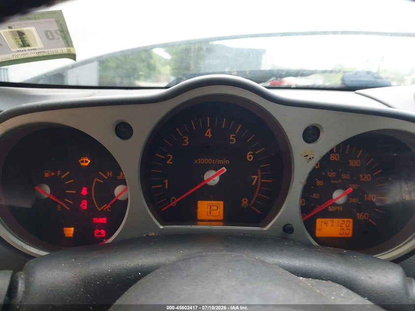 2004 Nissan 350Z Touring VIN: JN1AZ34D44T163525 Lot: 45602417