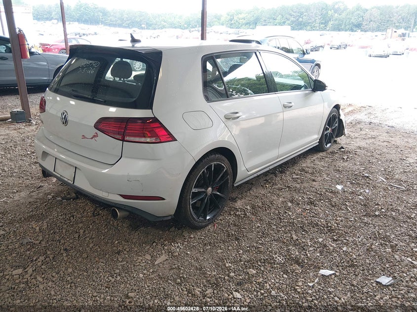Vin: 3vw5t7au3mm011677, lot: 46100849, volkswagen golf gti 2.0t autobahn/2.0t s/2.0t se 20214
