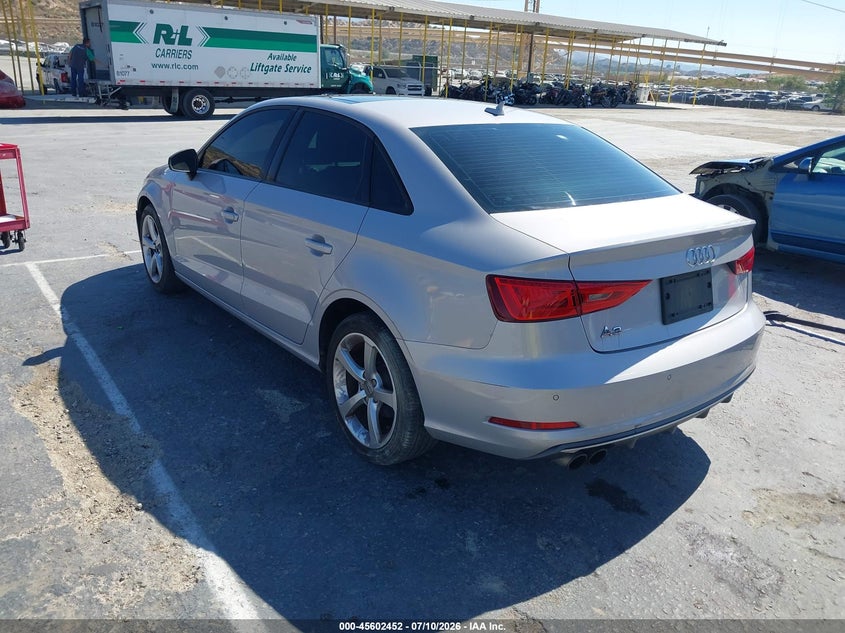 Vin: waua7gff6g1063349, lot: 46100875, audi a3 1.8t premium 20163
