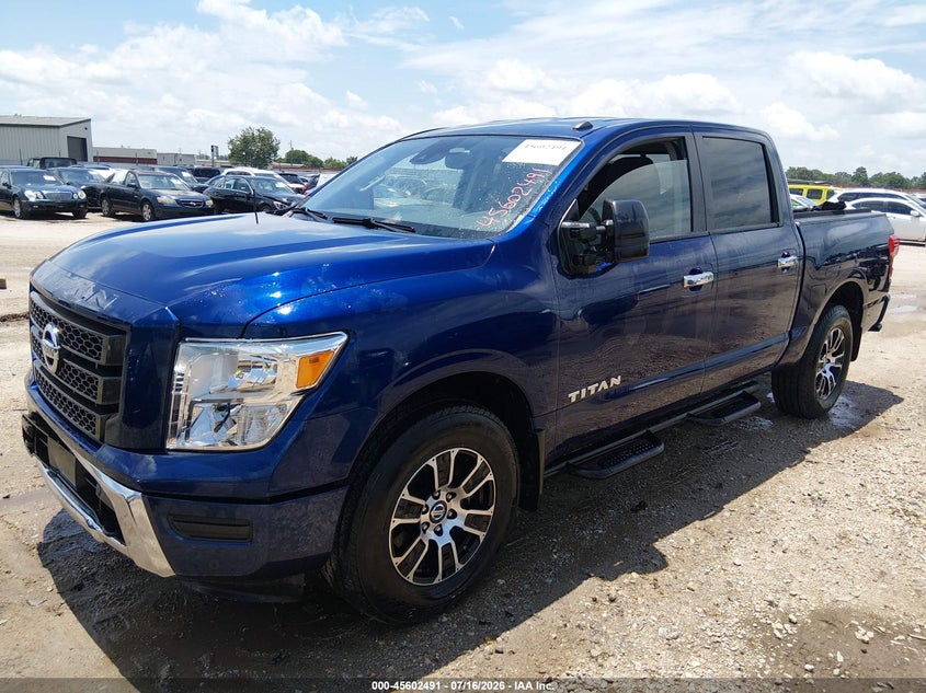 Vin: 1n6aa1ed8mn530144, lot: 46100914, nissan titan sv 4x4 20212
