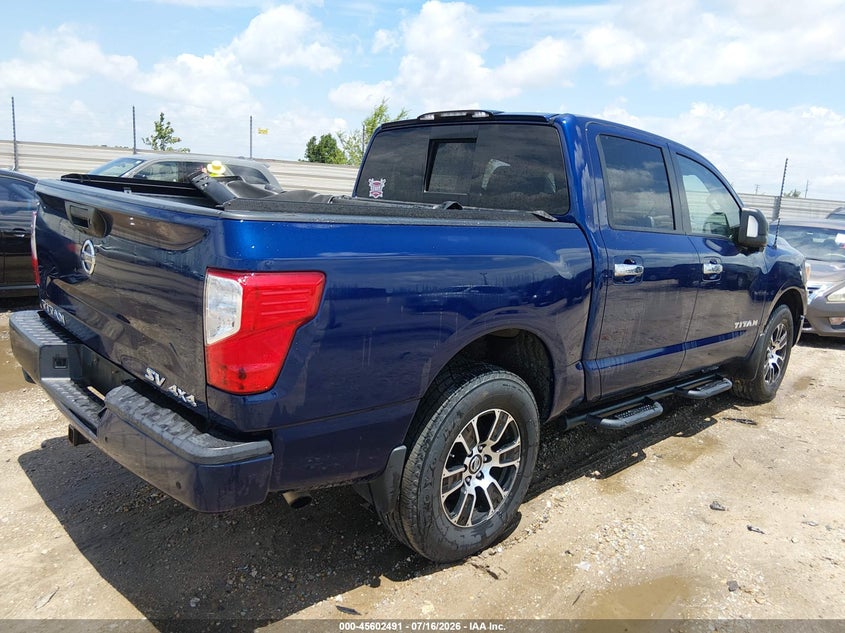 Vin: 1n6aa1ed8mn530144, lot: 46100914, nissan titan sv 4x4 20214