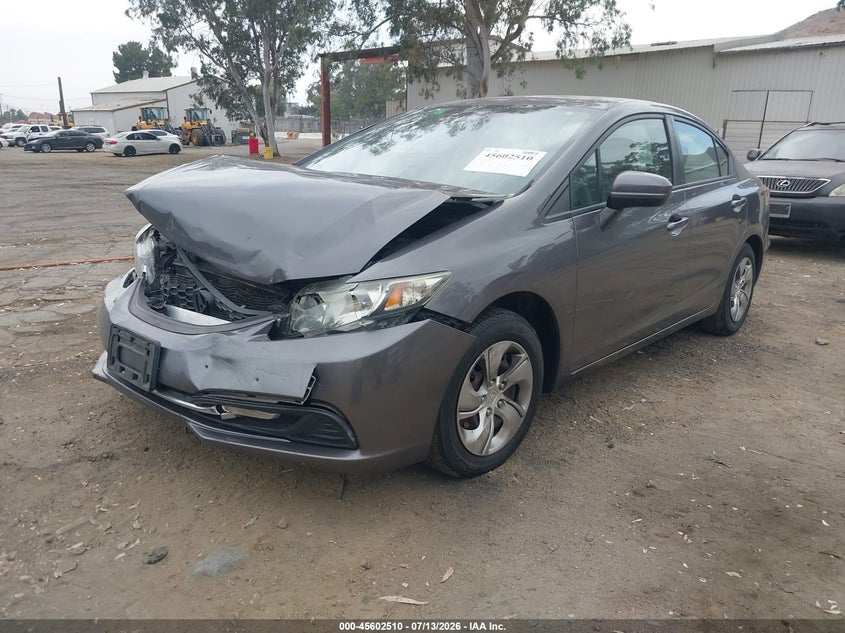 2015 Honda Civic Lx 19XFB2F5XFE266614 photo 1
