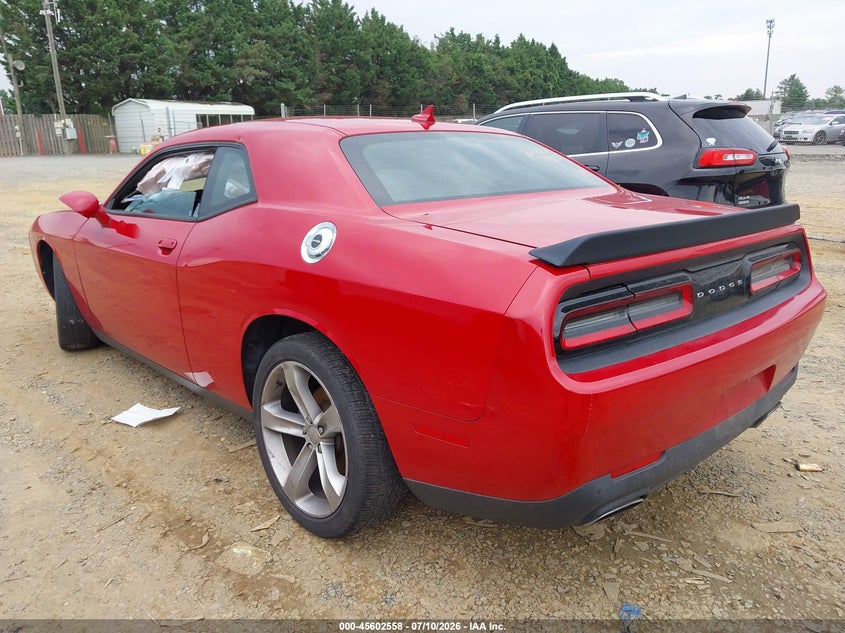 Vin: 2c3cdzagxfh737510, lot: 46100981, dodge challenger sxt 20153