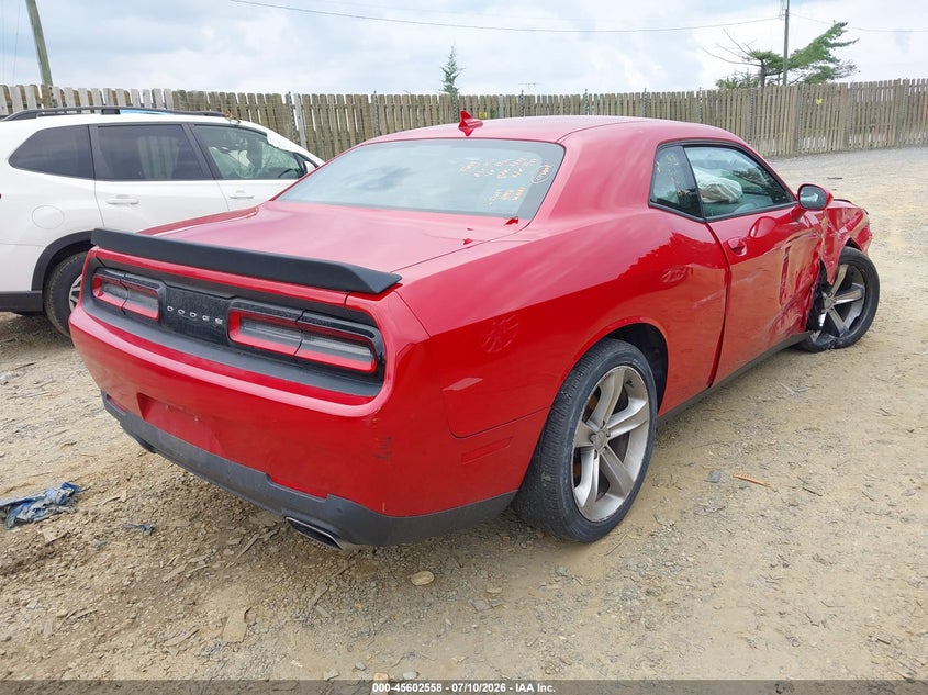 Vin: 2c3cdzagxfh737510, lot: 46100981, dodge challenger sxt 20154