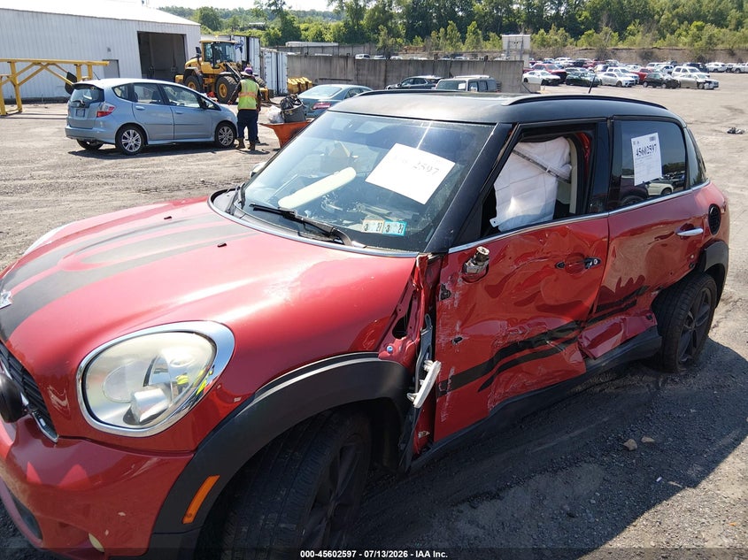 2013 Mini Countryman Cooper S VIN: WMWZC3C59DWP23336 Lot: 45602597