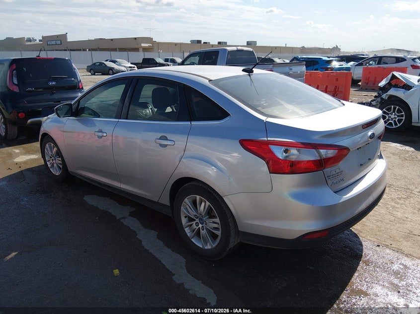 Vin: 1fahp3h28cl141848, lot: 46101037, ford focus sel 20123