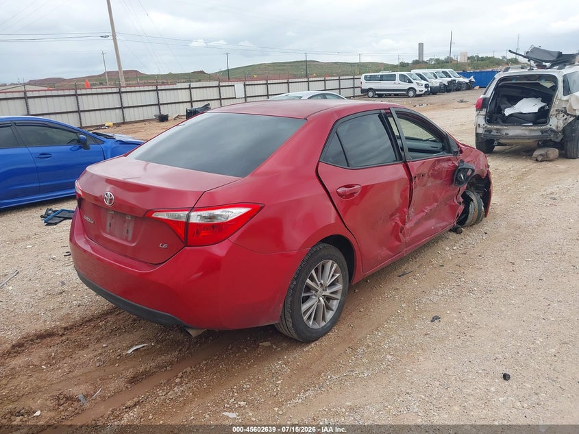 2016 TOYOTA COROLLA auction photo 4