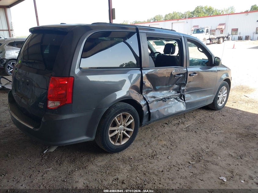 Vin: 2c4rdgcg6fr744889, lot: 46101068, dodge grand caravan sxt 20154