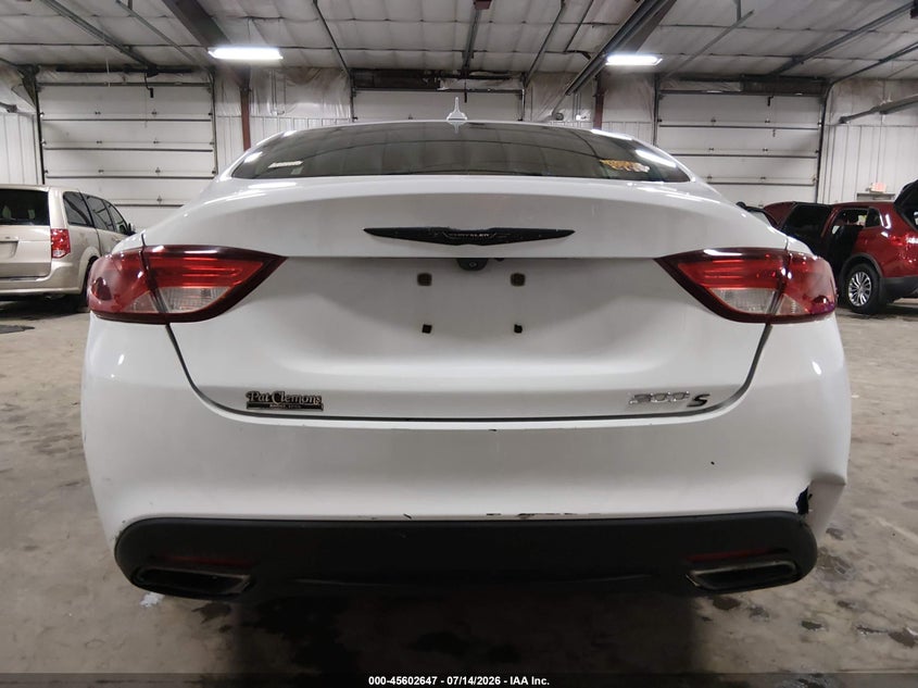 2015 Chrysler 200 S VIN: 1C3CCCBB8FN542192 Lot: 45602647