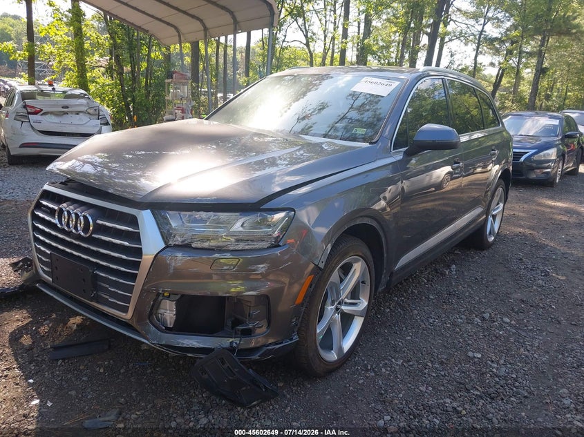 Vin: wa1vaaf7xkd012014, lot: 46101072, audi q7 55 premium 20192