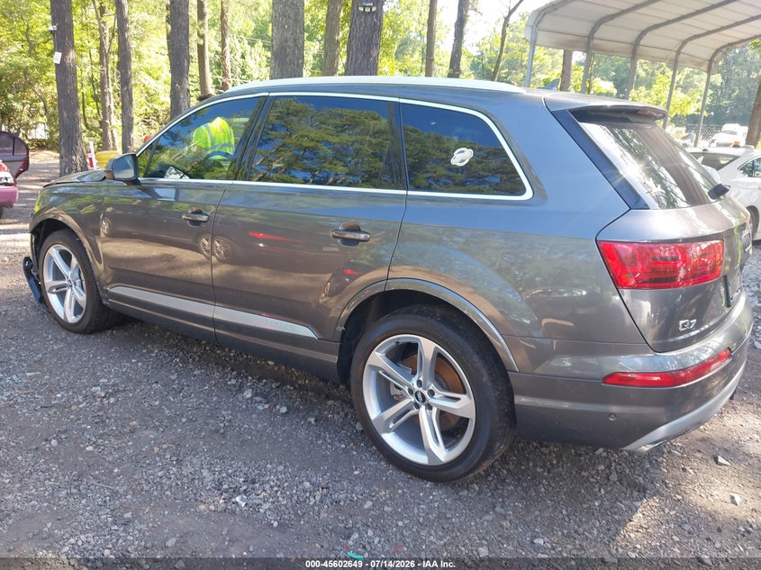 Vin: wa1vaaf7xkd012014, lot: 46101072, audi q7 55 premium 20193