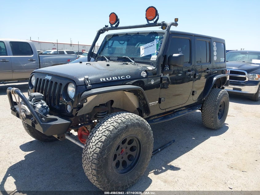 2016 Jeep Wrangler, Undercarriage, IAAI, VIN 1C4BJWFG0GL111170 — photo 2