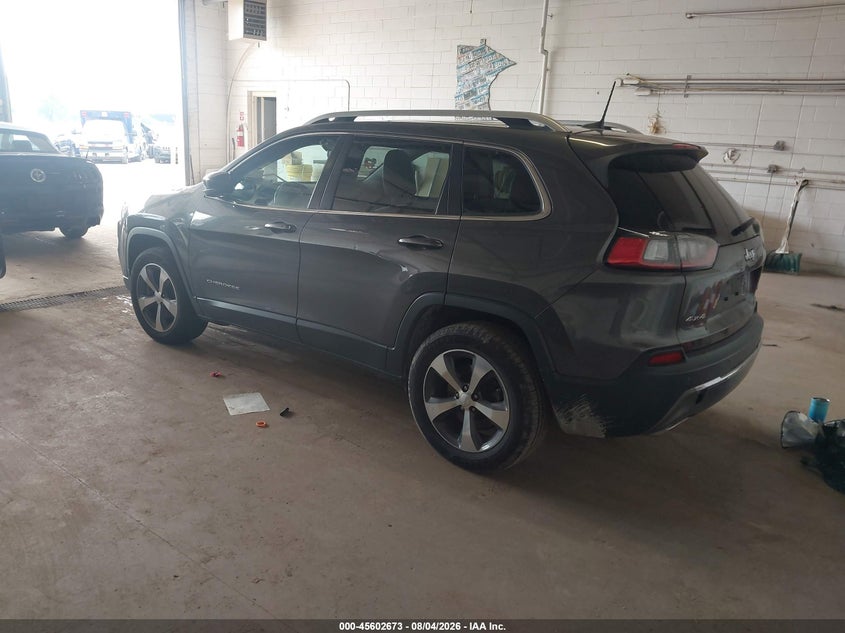 Vin: 1c4pjmdx7kd371470, lot: 46101096, jeep cherokee limited 4x4 20193